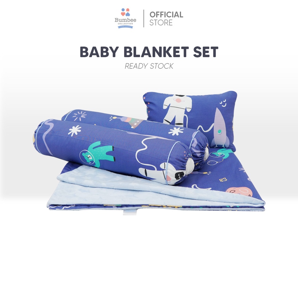 Bumbee Collection - Baby Blanket Set (Selimut Set Bayi) Ready Stock