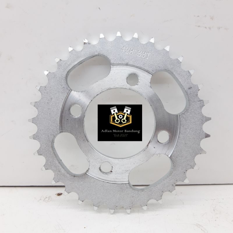 GEAR GIR GIR BELAKANG HONDA SUPRA GRAND PRIMA LEGENDA ASTREA C70  UKURAN 428 MATA 33