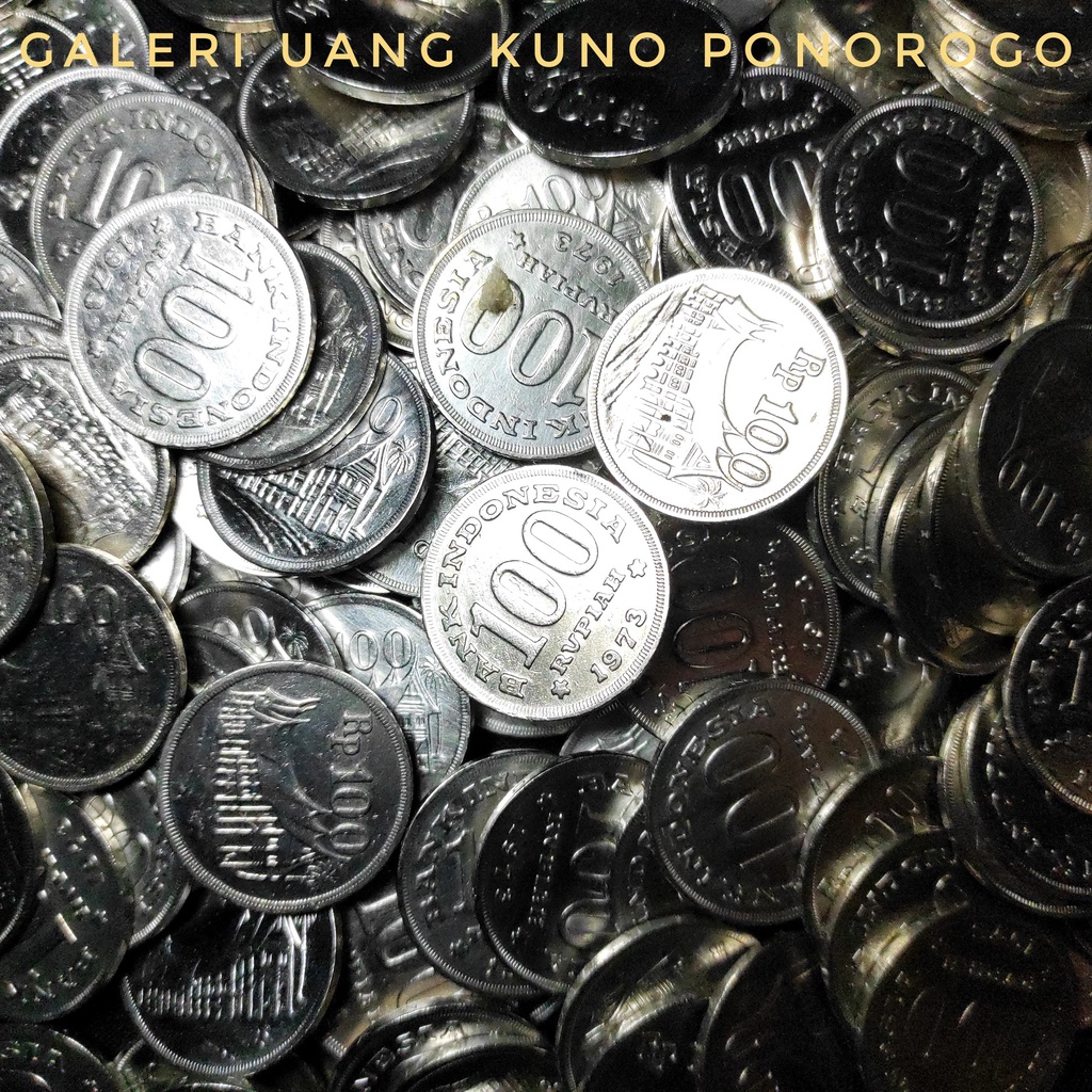 (ORI) UANG KOIN TEBAL 100 RUPIAH TAHUN 1973