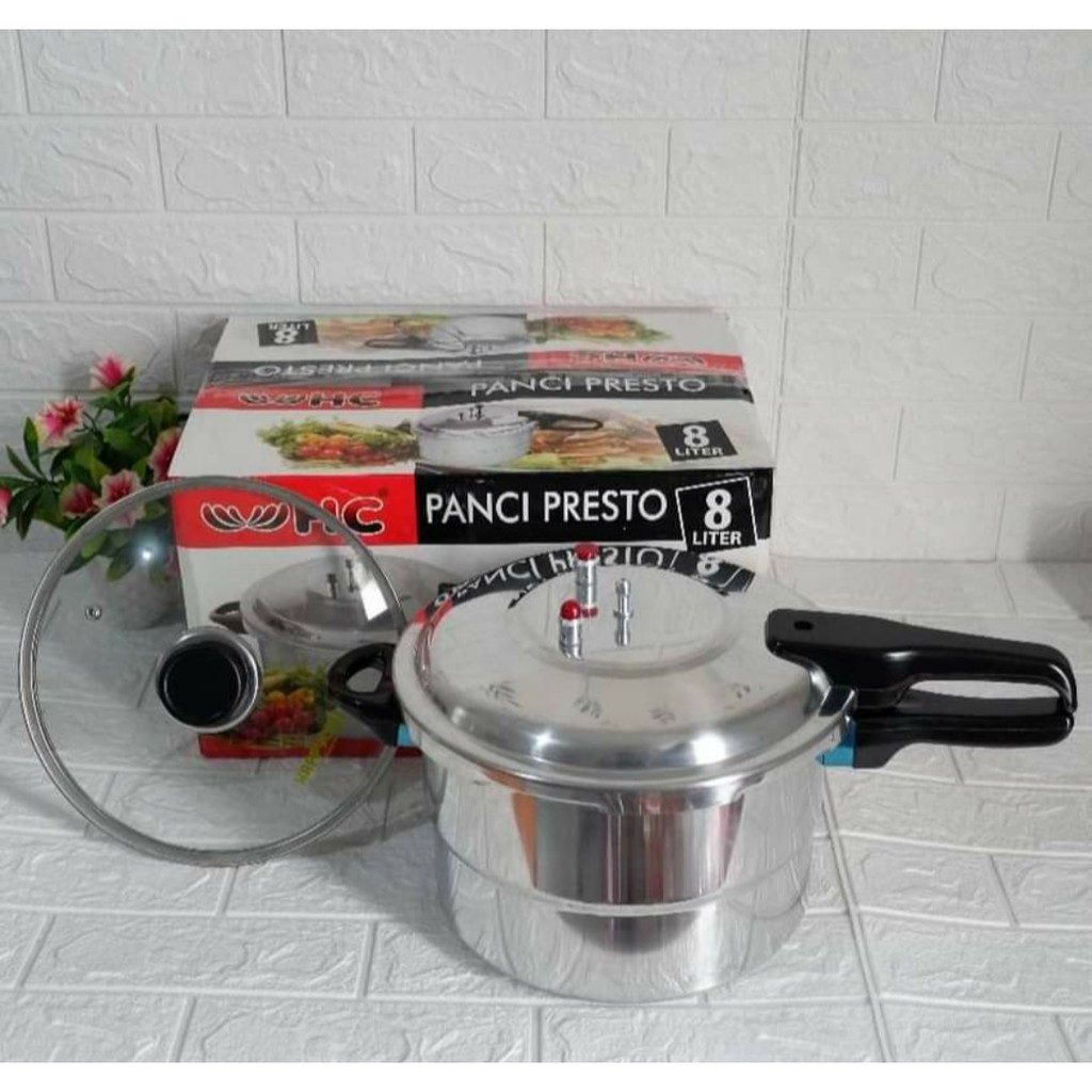 Panci presto 8L free packing bubblee aman