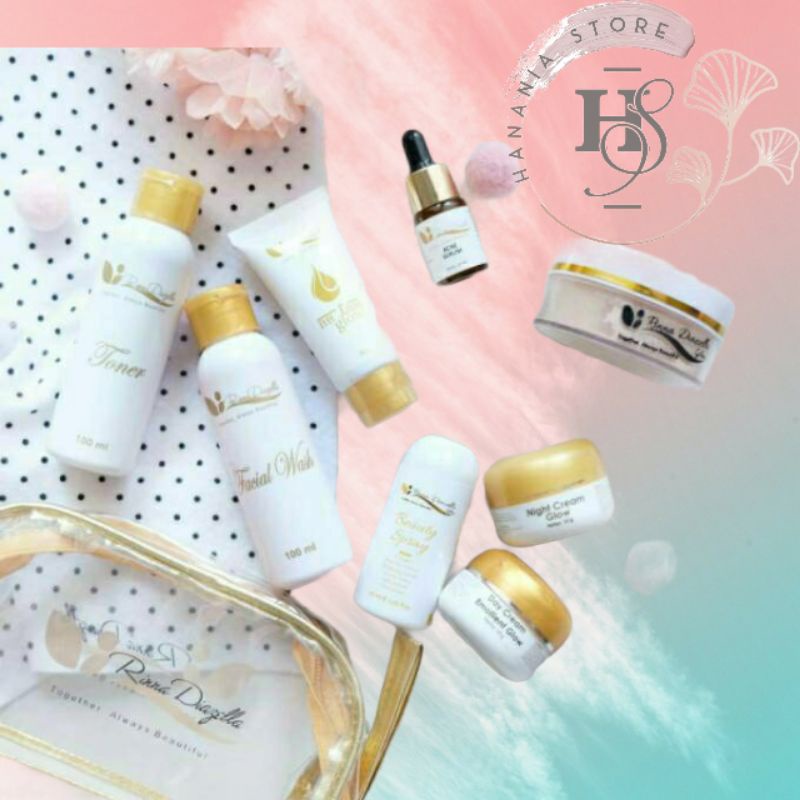 Cream RD Rinna Diazella Original Paket Cream RD Rinna Diazella Glow New (BPOM)