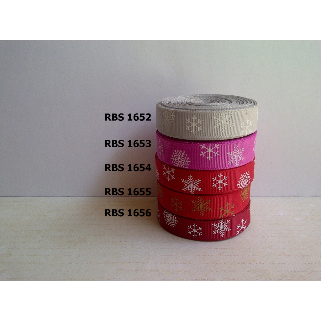 

[10 YARD] PITA GROSGRAIN MOTIF NATAL SALE RBS 1652,1653,1654,1655,1656