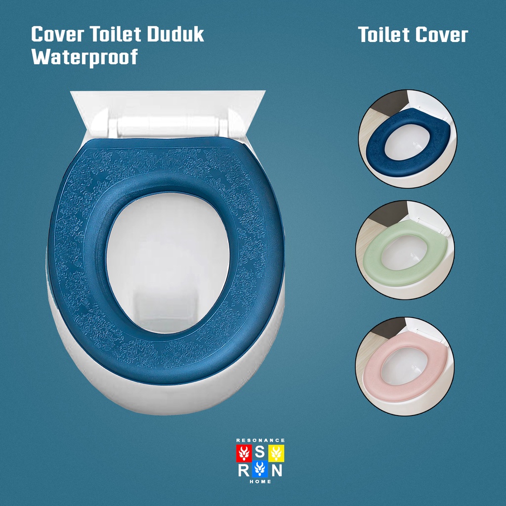 Alas Tempat Duduk WC Toilet Waterproof Universal Cover Pelapis Dudukan Closet Tahan Air Resonance Home
