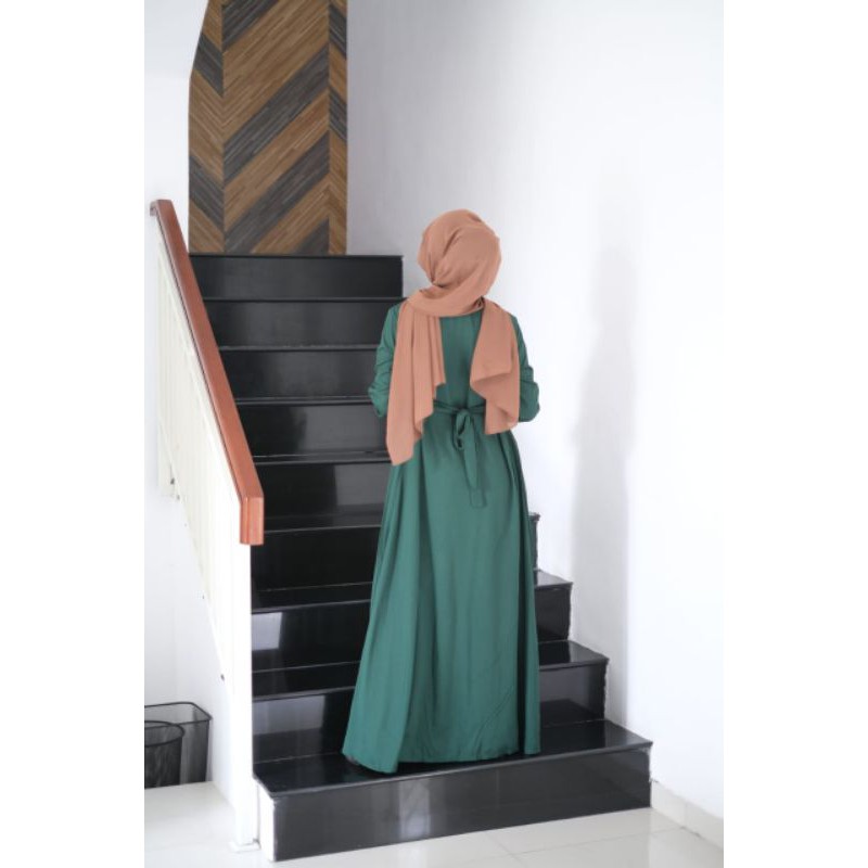 gamis kancing/ gamis toyobo/ gamis kerut