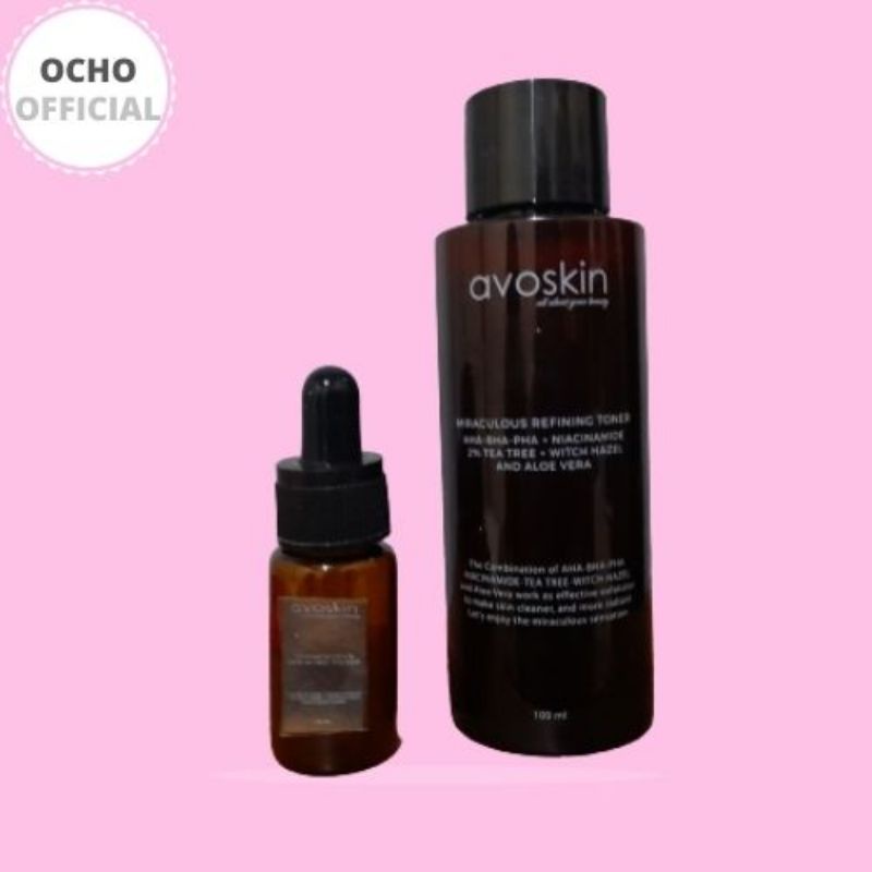 avoskin miraculous refining toner share in jar
