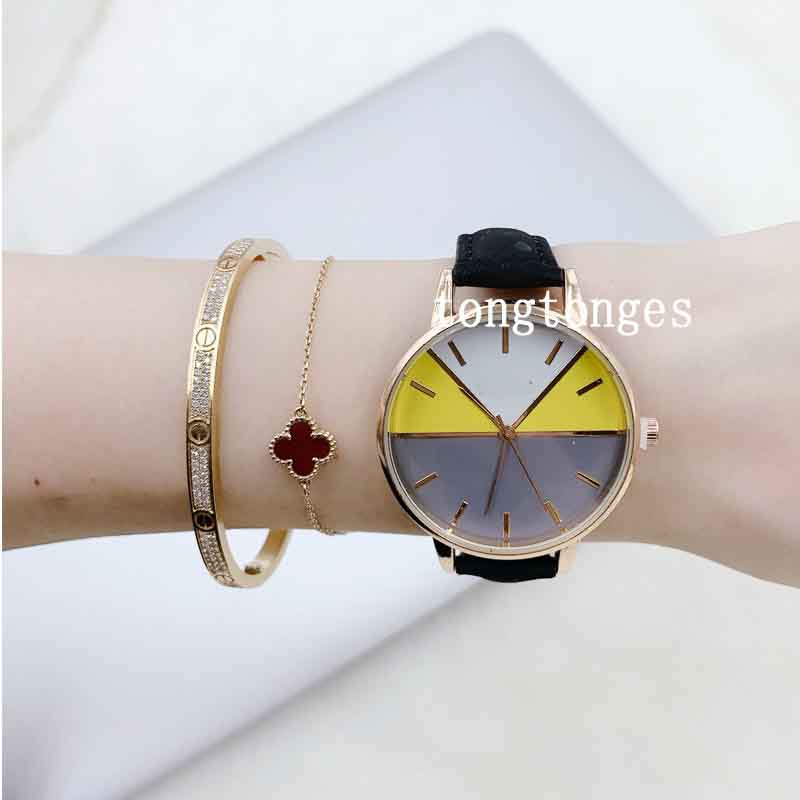 ✅[COD] Jam Tangan Wanita Kulit Murah Korean Kaca Fashion Watch W68