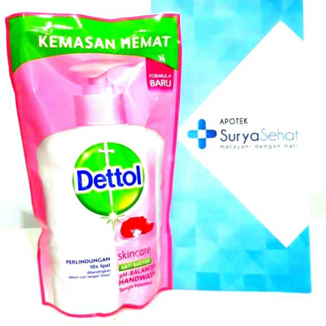 Sabun Cuci Tangan Dettol Hand Wash Original/ Skin Care/Sensitive  Refill 200ml Pouch5