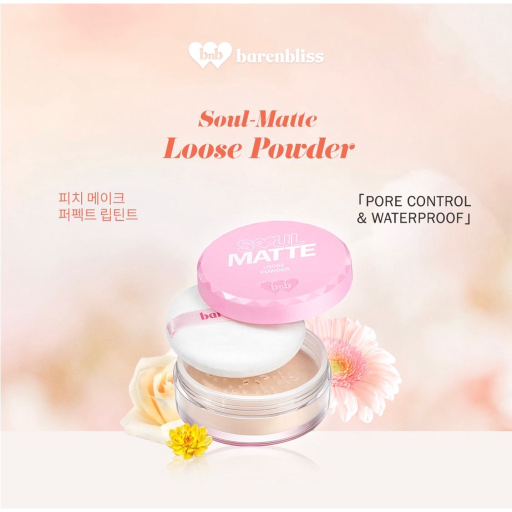 BnB barenbliss Soul-Matte Loose Powder Korea/Bedak Tabur