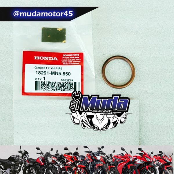 PAKING ATAS KNALPOT TIGER MEGA PRO SONIC SUPRA GTR CBR150R CB150R CBR250RR 18291-MN5-650 18291MN5650