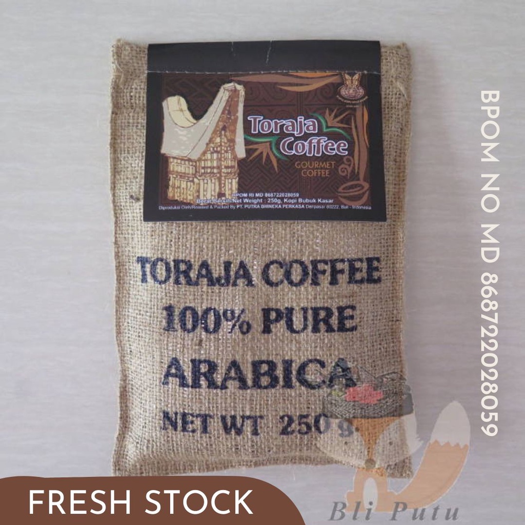 

Kopi Toraja Kupu Kupu Bola Dunia - 250gr