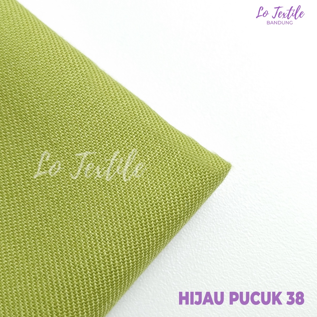 Kain Katun Toyobo Fodu Premium 0.5 Meter (Seri 1) - Bahan Katun Podu Cotton Koko Gamis Meteran-Pucuk - 38