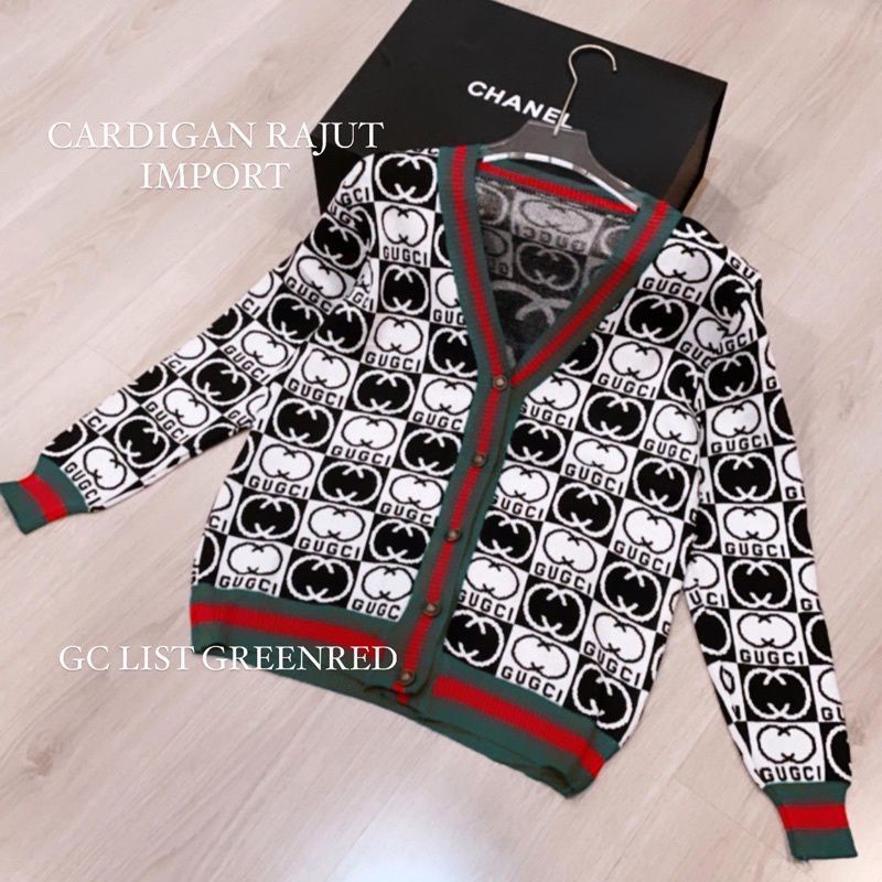 Kardigan rajut import premium Gucci .
