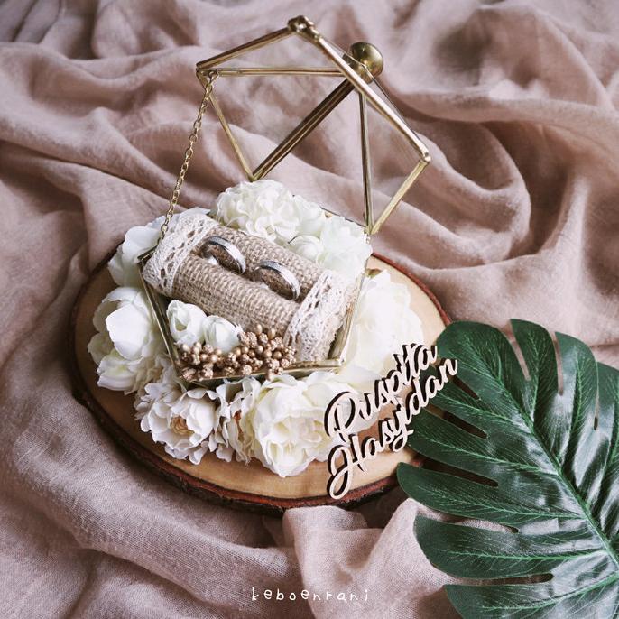 

[COD] Wedding Ring Box/ Kotak Cincin/ Terrarium Glass/ Ring Bearer LENGKAP [COD]