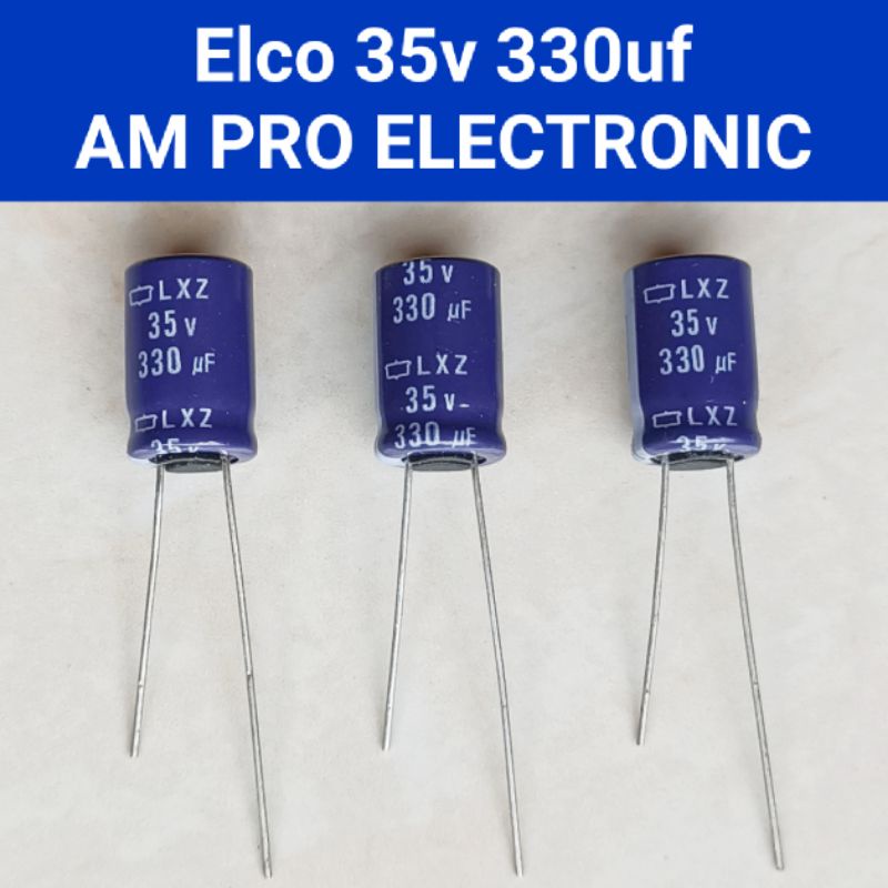 10pcs Elco 35v 330uf Elko 35v 330uf