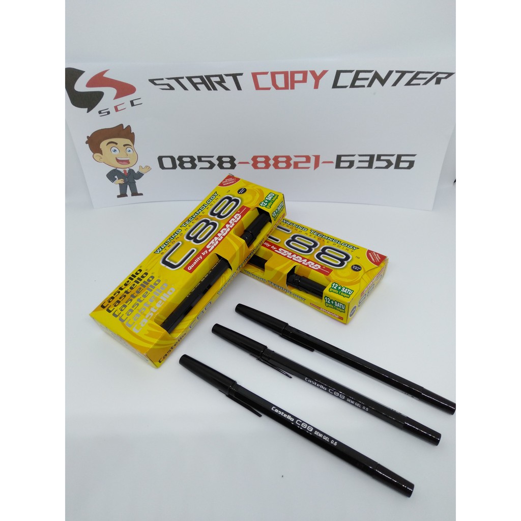 

PULPEN STANDART CASTELLO C88 HITAM