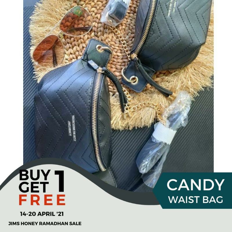 Promo Waistbag Jimshoney candy hanna waistbag original tas pinggang wanita cod