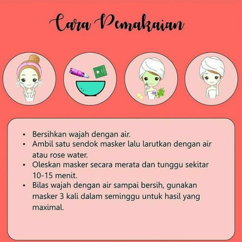 Mangkok Masker Set Mangkok Masker 4in1 Masker Wajah Kosmetik Skincare Make Up Makeup