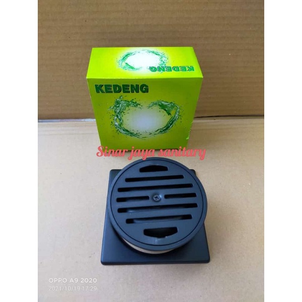 Floor drain kedeng black / Saringan pembuangan air kamar mandi