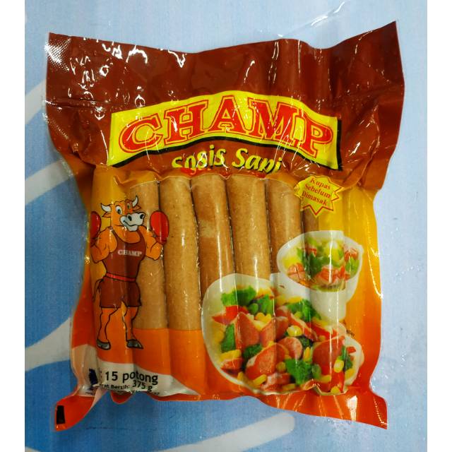 

SOSIS SAPI CHAMP PREMIUM ISI 15/SOSIS PREMIUM ENAK