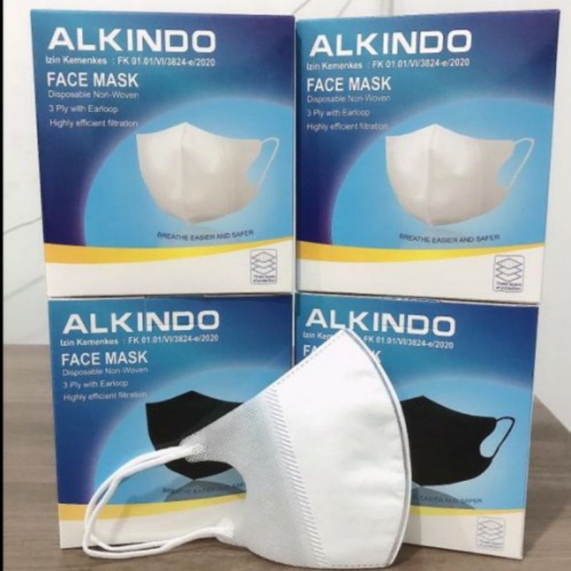 MASKER DUCKBILL 3PLY EARLOOP PREMIUM MASK PER PCS