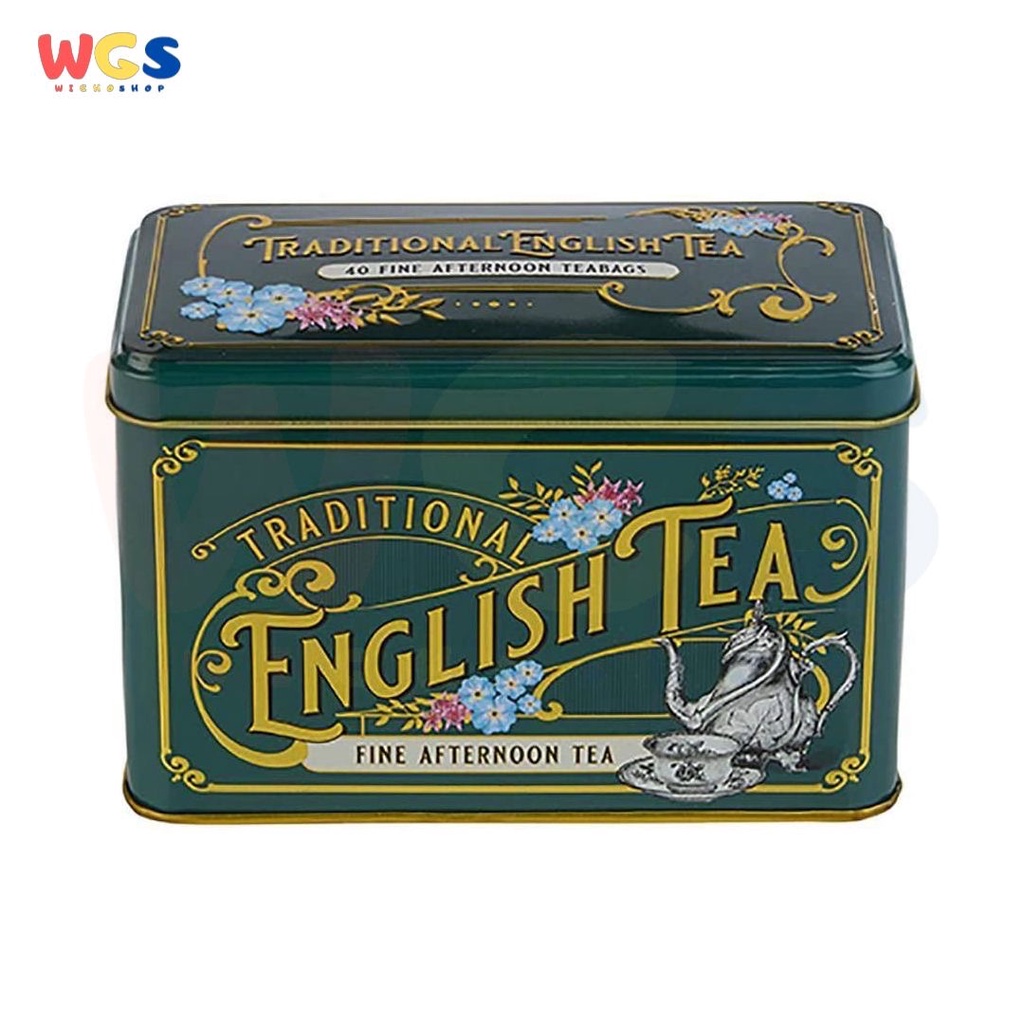 New English Teas Green Vintage Victorian Tea Afternoon Tea 40px2g