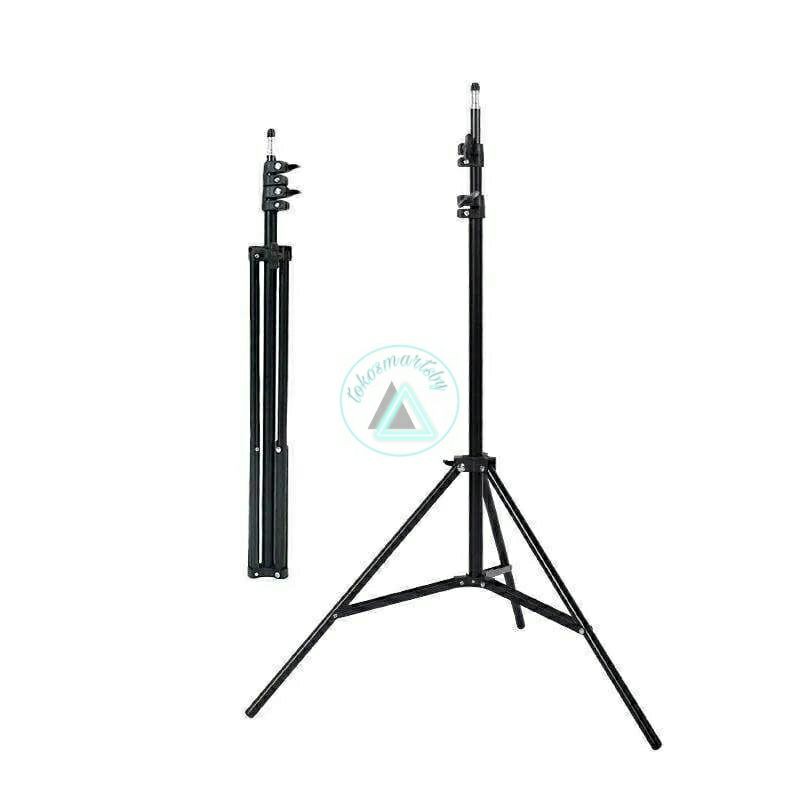 Tripod Ring Light Tinggi 1.2M, 1.7M, 2.1M Bisa Naik Turun