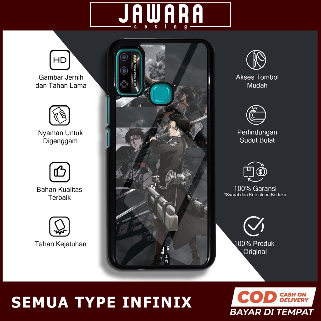 Case Infinix Hot 9 Play Case Hp Infinix Hot 9 Play Premium Glossy Jawara Casing [AOT1] Casing Hp Inf