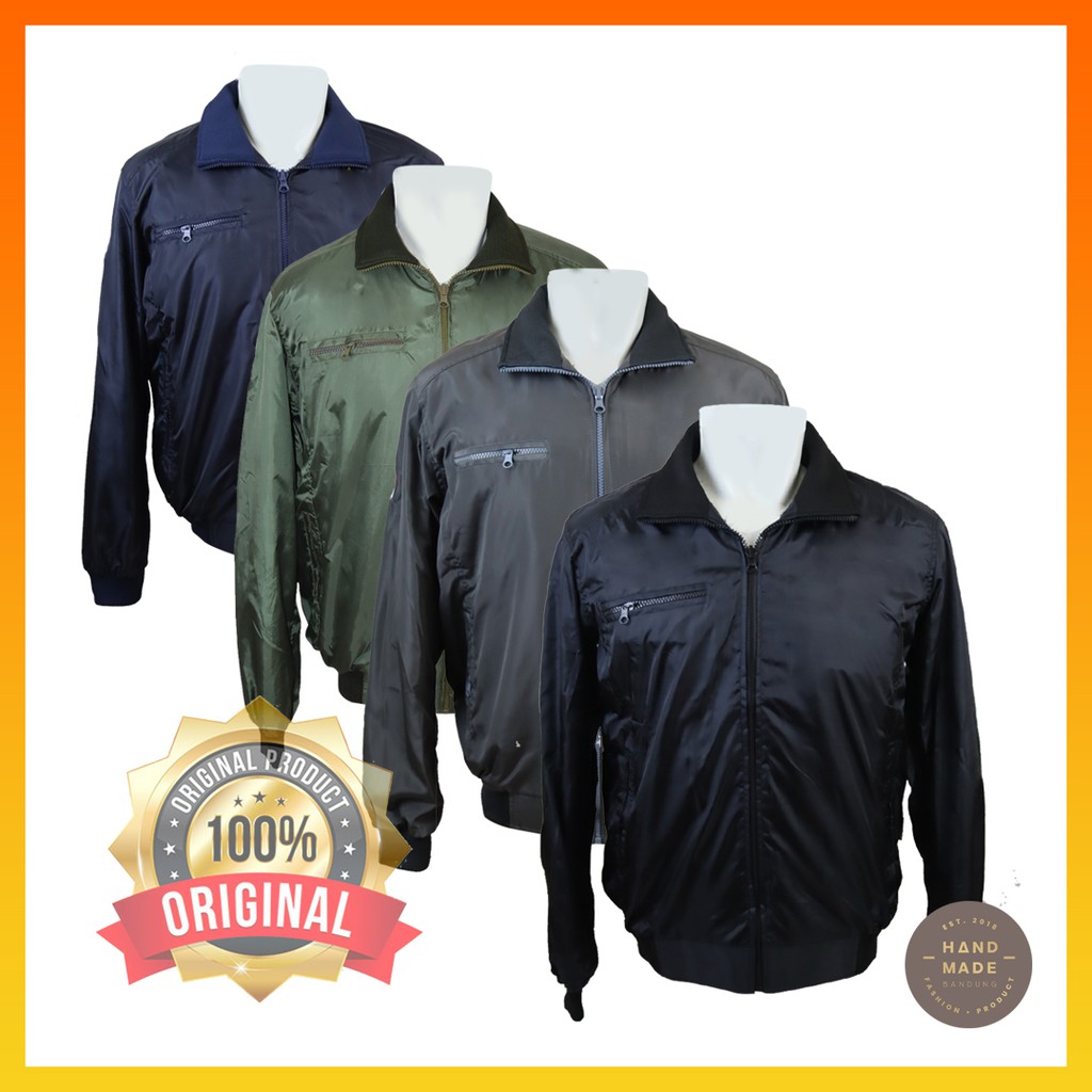 JAKET HARRINGTON JAKET BOMBER POLOS JAKET PRIA JAKET WATERPROOF
