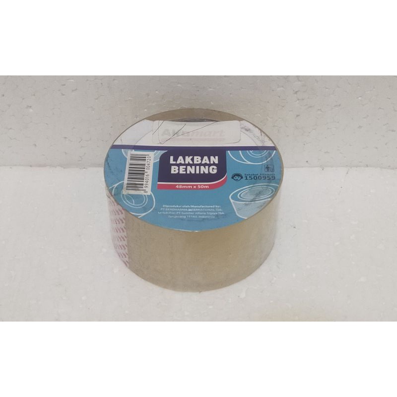 

Lakban bening kardus dan plastik