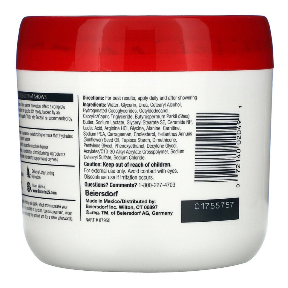 Eucerin Advanced Repair Cream 454g Krim Pelembab Kulit Kering ORI USA