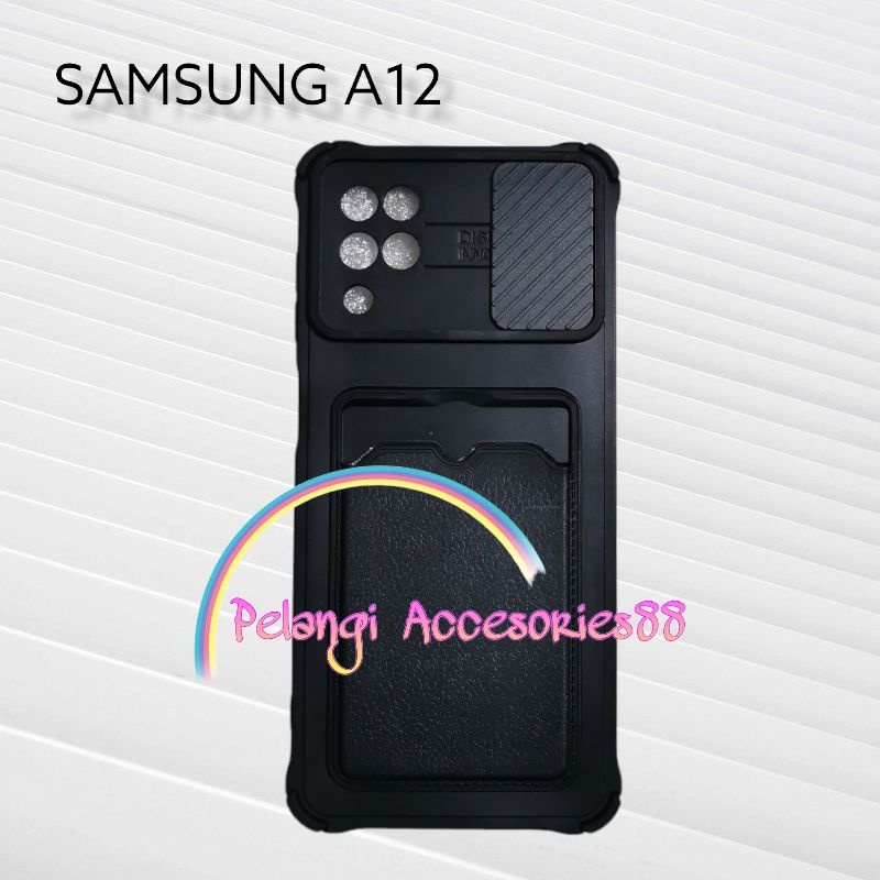 CASE SAMSUNG A12 / M12 CASE SOFTCASE SLEDING WARNA WARNI