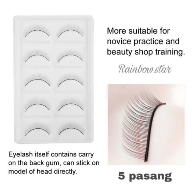 Bulu Mata Palsu Latihan  / lash Practice Eyelash Extension