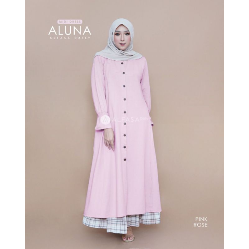 MIDI DRESS ALUNA BY ALFASA DAILY