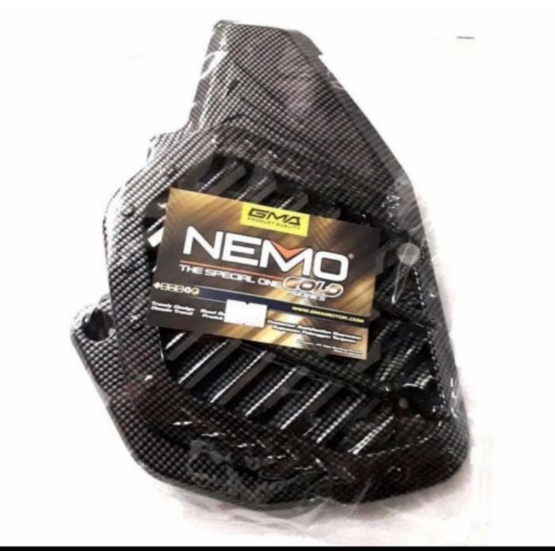 Tutup cover Radiator PCX 150 Lokal Nemo Carbon/karbon 100%Original Nemo Best Quality