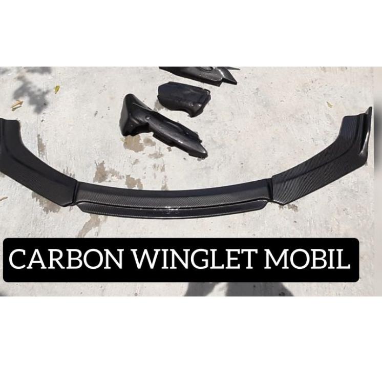 Terbaik.. winglet mobil universal lips bemper mobil lips bemper agya calya civic
