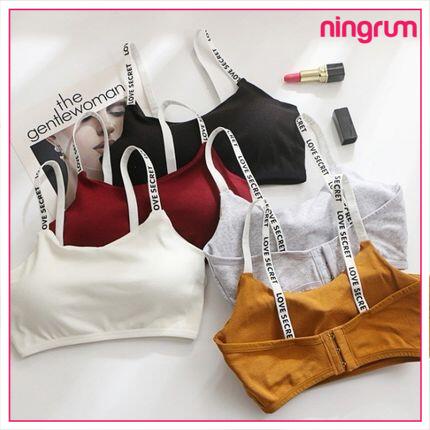 Ningrum Pakaian Dalam Bra Wanita BH Wanita Sport Seamless Love Secret Bh With Pad Import - 2008