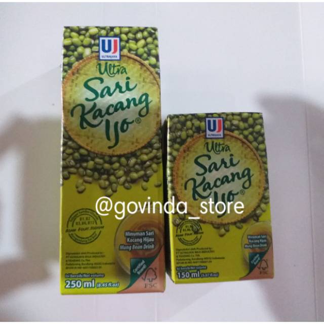 

SARI KACANG IJO 250ml DAN 150ml MINUMAN SARI KACANG IJO