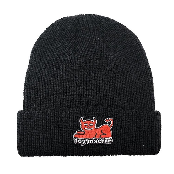 Toy Machine Devil Cat Black Beanie