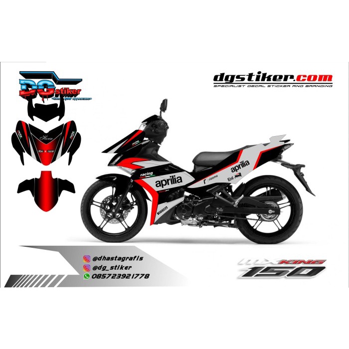 Decal Mx King Livery Aprillia DG Stiker
