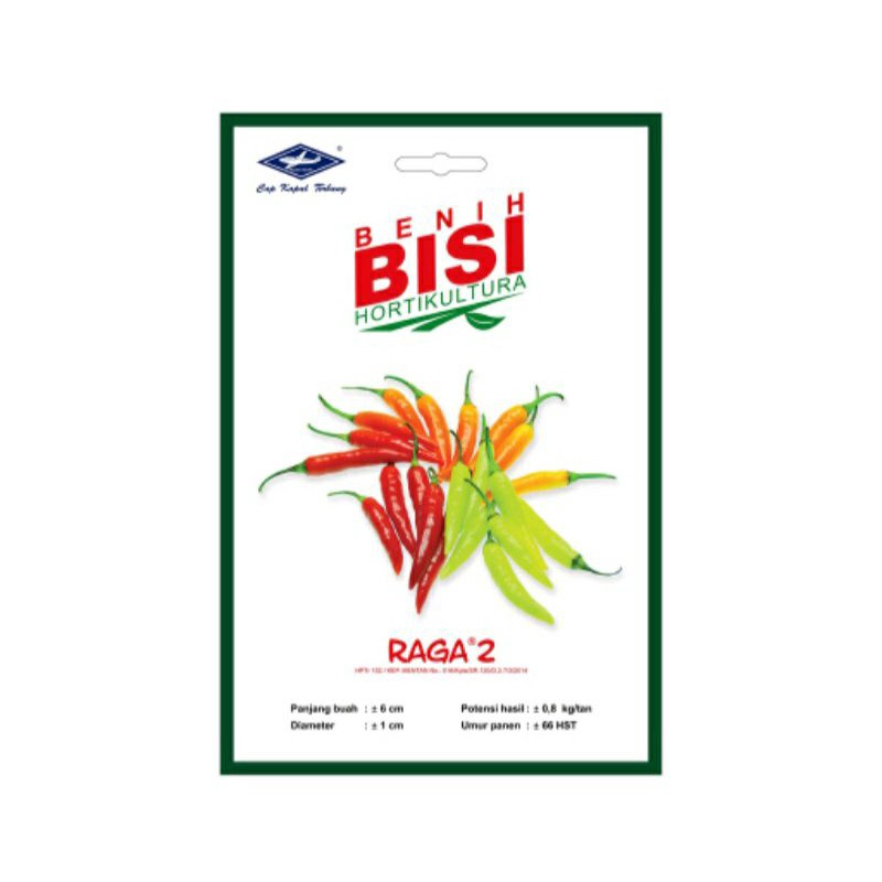 Benih-Bibit Cabai Rawit Raga 2 F1 - Bisi