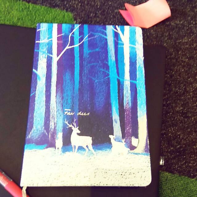 

Buku Catatan bergambar biru