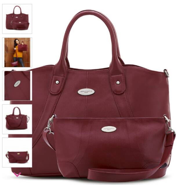 DISKON BESAR-BESARAN TAS 2 in 1  SELEZNEVA SOPHIE PARIS MARTIN HIGH QUALITYP