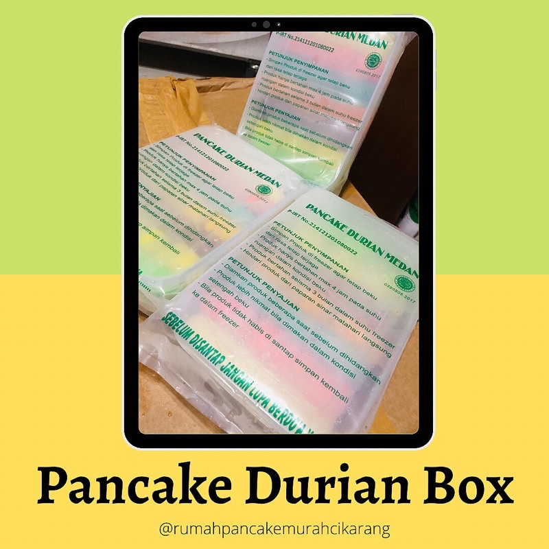 

PANCAKE DURIAN MEDAN PREMIUM (ISI 21, 18, 15, 10)