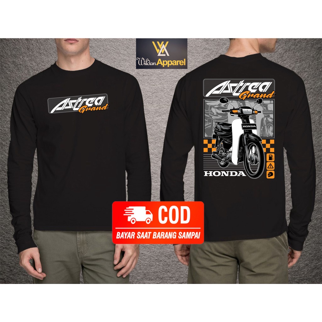 KAOS LENGAN PANJANG HONDA ASTREA GRAND BIG SIZE JUMBO