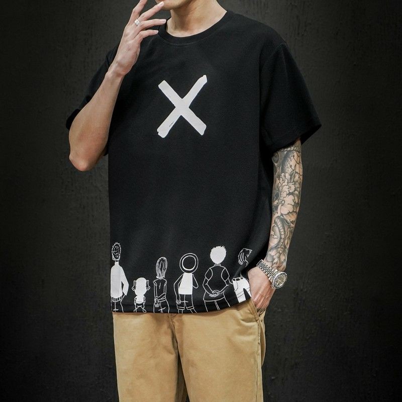 N_S Baju Kaos Lengan Pendek XoS