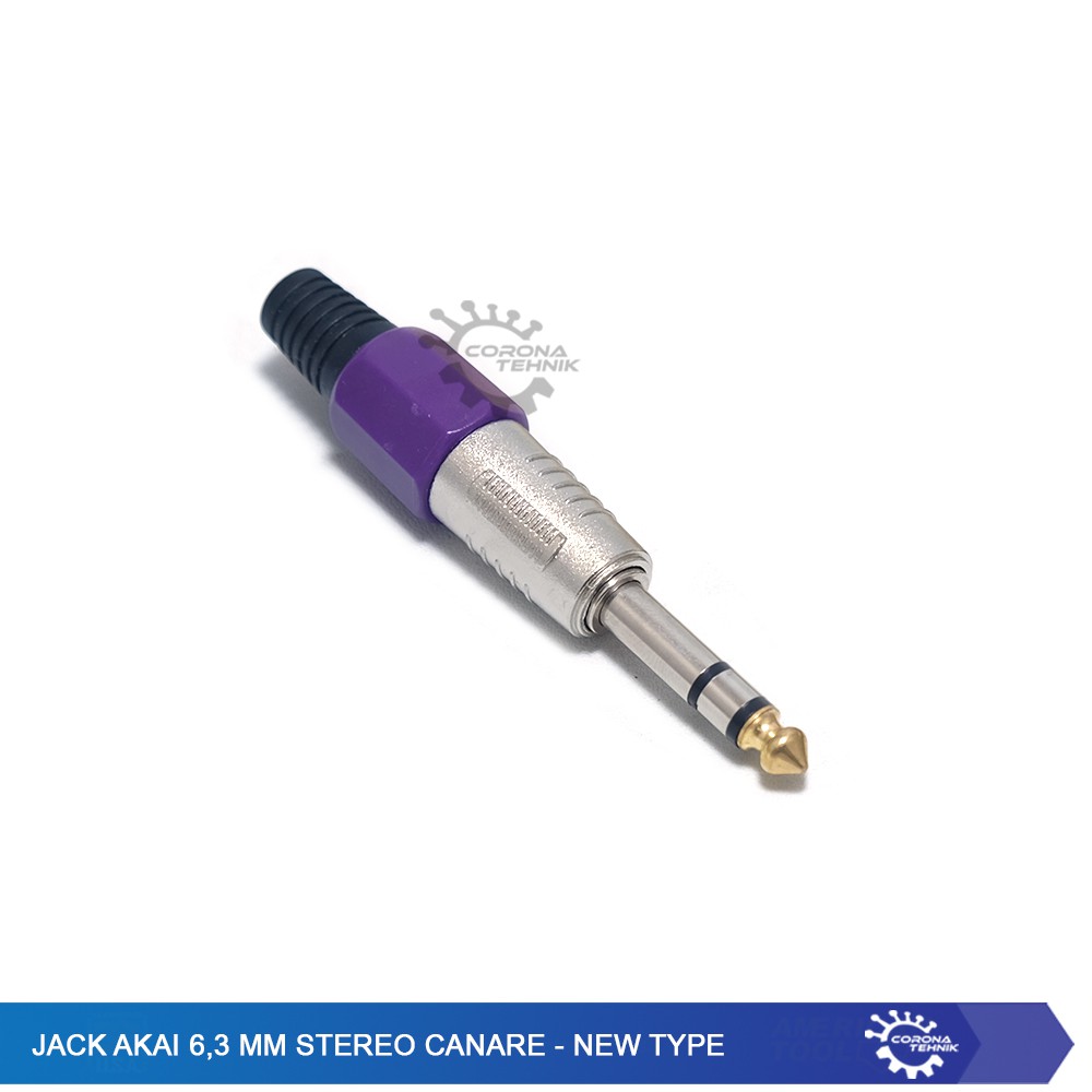 New Type - Jack Akai 6,3 mm Stereo Canare