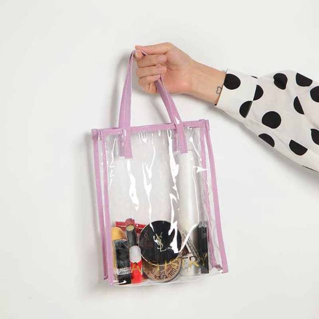Tas Transparan Artistry - Tas Make Up - Tas Bening - Tas Bahu