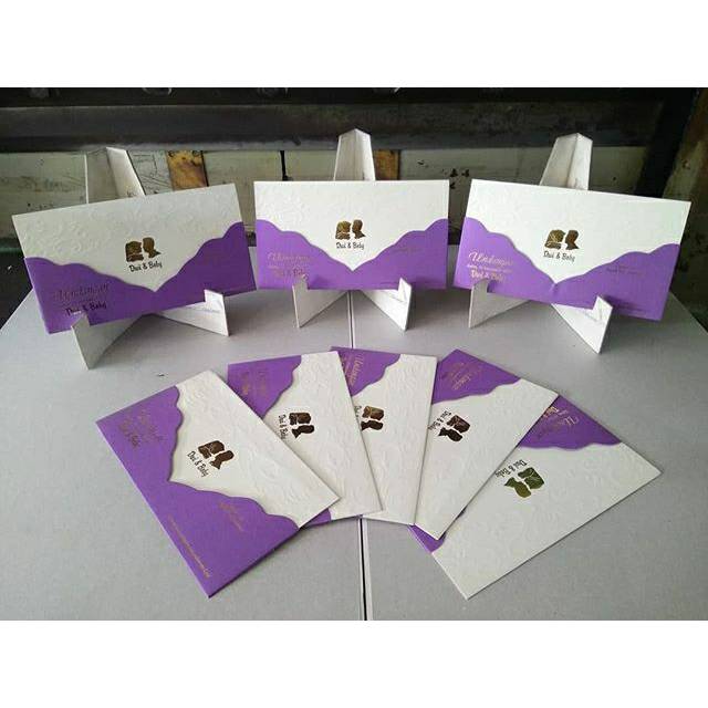 Undangan pernikahan (harga untuk 500 pcs)