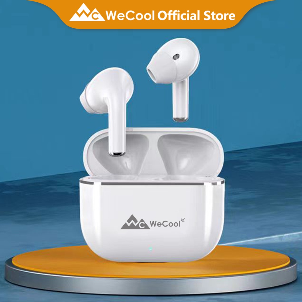 WeCool H1 2022 Baru True Wireless Headphone Bluetooth True Wireless Headphone IPX5 True Wireless BT 5.2 In-Ear Low Latency Gaming Headphone dengan Mic HD Asli