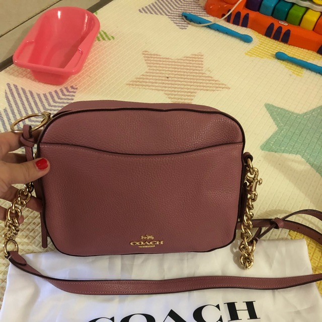 Preloved coach camera bag